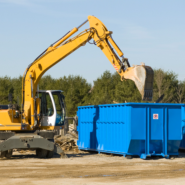 can i choose the location where the residential dumpster will be placed in Roberta GA